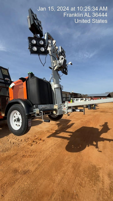 2023 Wanco WLTT-4MM4K Diesel, Deep Sea Controller, Shore Power Plug, Auto Start, (4) 350W LED Floodlights, 4kW Generator, 60 Gal Fuel Tank, 2" Ball, T3