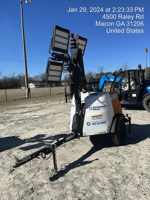 2023 Generac MLT2 Diesel, Flex Switch 120V Input, Powerzone Controller, (4) 320W LED Lights, 4kW Generator, 39.9 Gal Fuel Tank, 2" Ball, T3