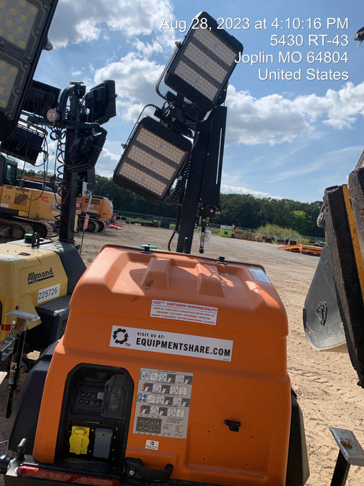 2023 Generac MLT2 Diesel, Flex Switch 120V Input, Powerzone Controller, (4) 320W LED Lights, 4kW Generator, 39.9 Gal Fuel Tank, 2" Ball, T3