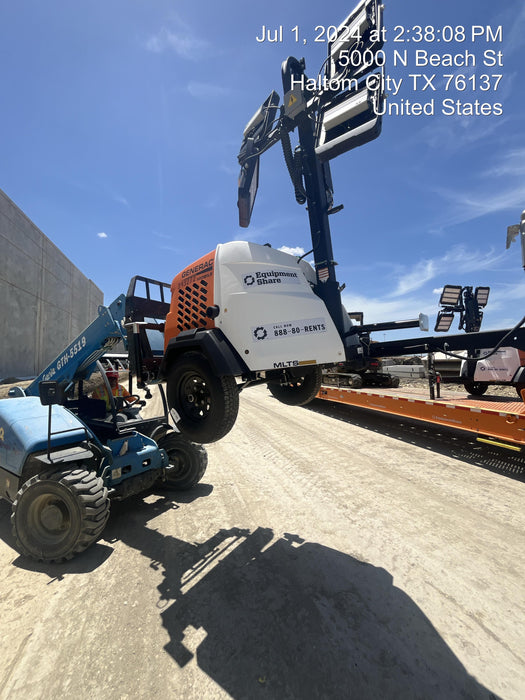 2024 Generac MLT2 Diesel, Flex Switch 120V Input, Powerzone Controller, 
(4) 320W LED Lights, 4kW Generator, 39.9 Gal Fuel Tank, 2" Ball, T3