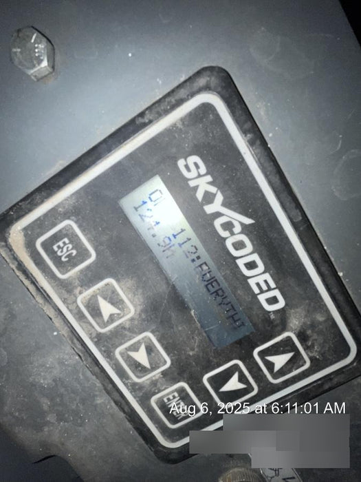 2020 Skyjack SJIII-3219 Solid NM Tires, Half height spring hinged entry gate, Dual Beacons, 800W Inverter