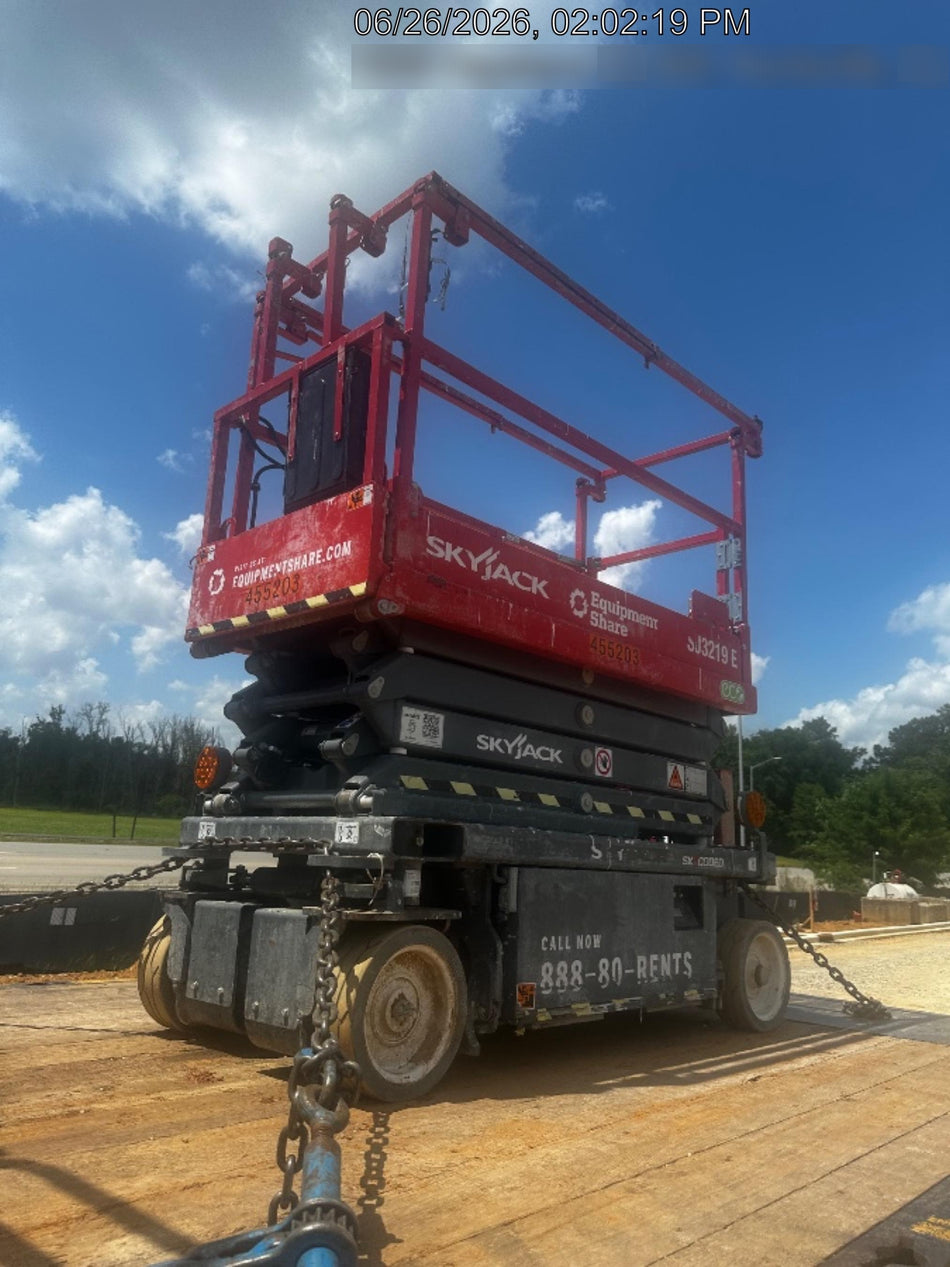 2024 Skyjack SJ3219 Electric Drive, Sld NM Tires, DBcns, RFRails, Power to Platform, T3 + Access Control