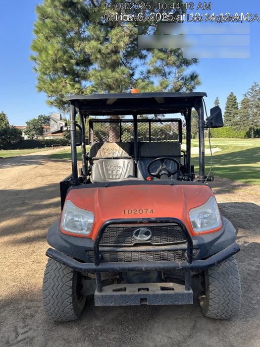 Kubota RTV-X1140W-H 4WD, LED Strobe, Windshield Acrylic Clear, Plastic Canopy, Wire Harness Kit, Backup Alarm
