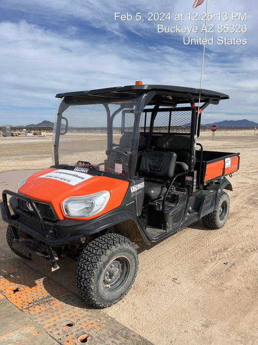 2021 Kubota RTV-X1140W-H Plastic Canopy, Windshield Acrylic Clear, LED Strobe Light, Wire Harness Kit, Back up Alarm