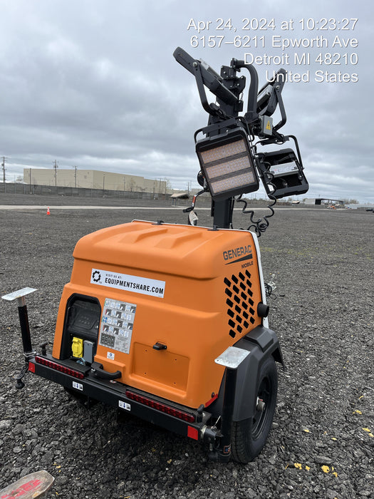 2023 Generac MLT2 Diesel, Flex Switch 120V Input, Powerzone Controller, 
(4) 320W LED Lights, 4kW Generator, 39.9 Gal Fuel Tank, 2" Ball, T3