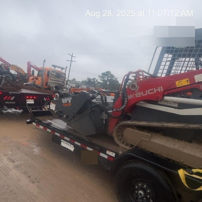 2019 Takeuchi TL8 Radial ROPS, ROPS/FOPS Canopy, 15" Wide Rubber Tracks, Back-up Alarm, Front & Rear Working Lights, Auxiliary Hydraulics, Two-Speed Travel, Electronic Monitoring System 76" HD Dirt Bucket with 8 Teeth, 20.3 cubic feet Capacity