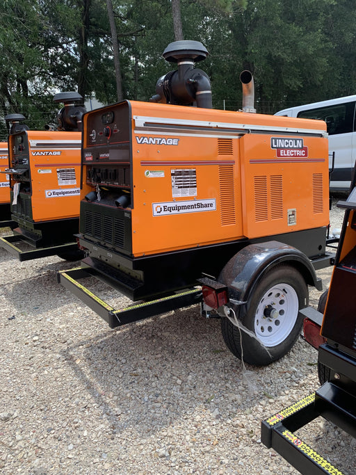 2021 Lincoln Electric Vantage 549X Ready Pak 3, ORANGE (includes trailer, cable rack, fender light kit)