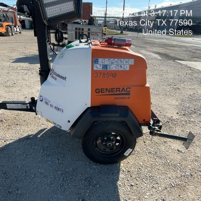 2023 Generac MLT2 Diesel, Flex Switch 120V Input, Powerzone Controller, 
(4) 320W LED Lights, 4kW Generator, 39.9 Gal Fuel Tank, 2" Ball, T3