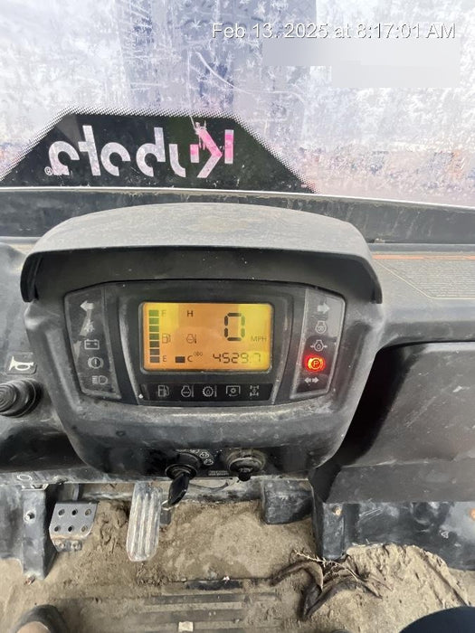 2021 Kubota RTV-X1140W-H Plastic Canopy, Windshield Acrylic Clear, LED Strobe Light, Wire Harness Kit, Back up Alarm