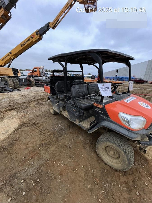 2021 Kubota RTV-X1140W-H Plastic Canopy, Windshield Acrylic Clear, LED Strobe Light, Wire Harness Kit, Back up Alarm
