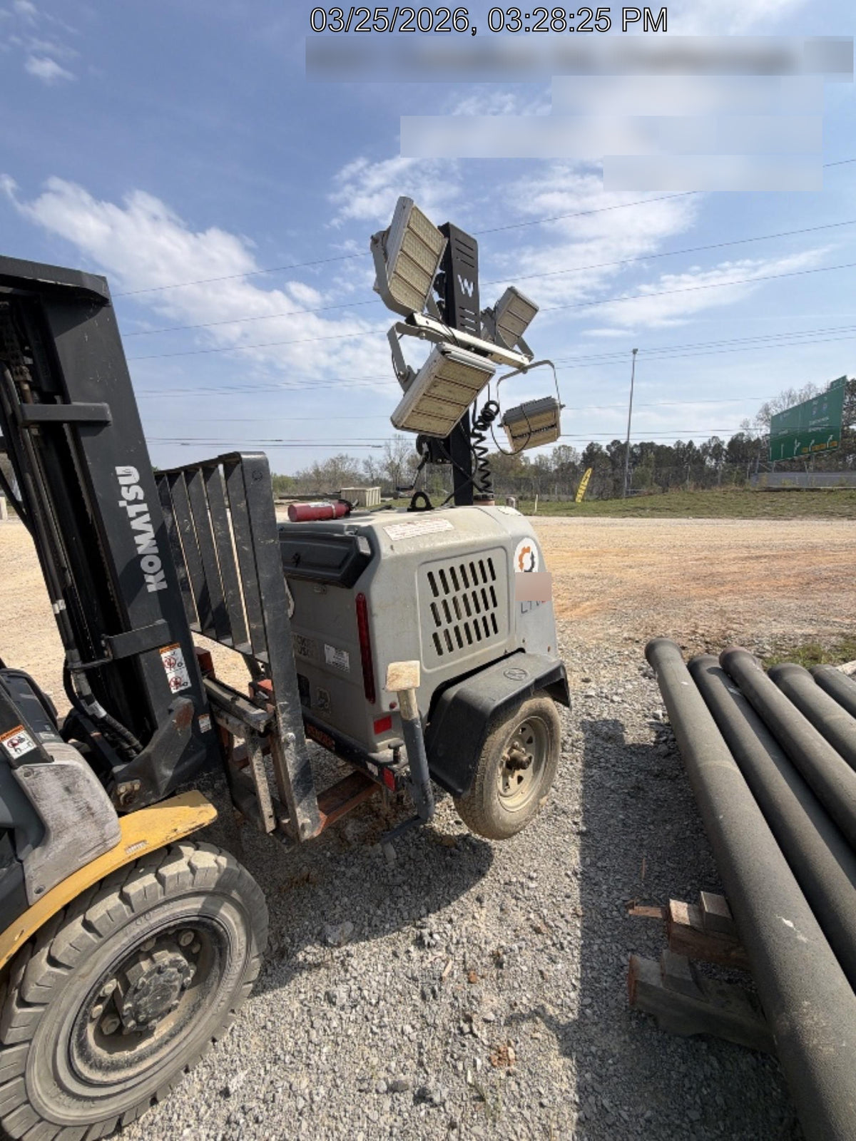2019 Wacker Neuson LTV6K-LED Standard LED Towable Light Tower w/None