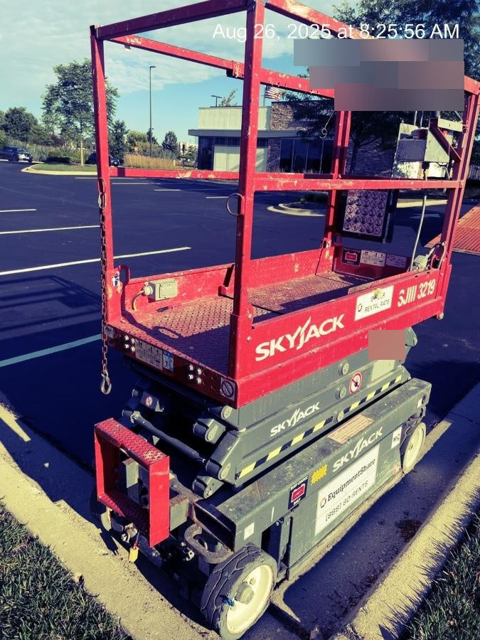 2016 Skyjack SJIII-3219 Standard Rental Specs