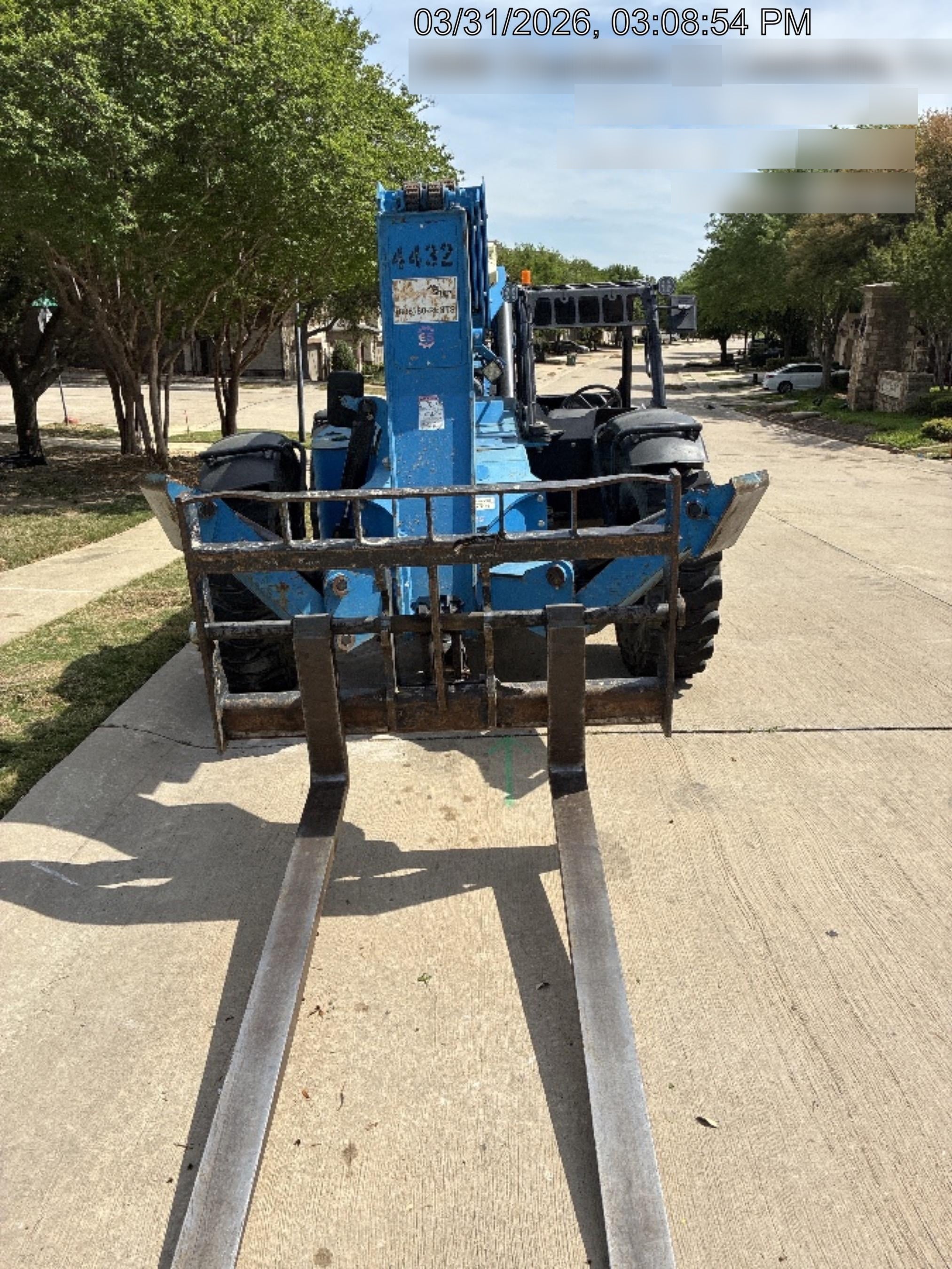 2017 Genie GTH-1056 Genie GTH1056, Solid Tires, 60" carriage, Light Kit, Open ROPS