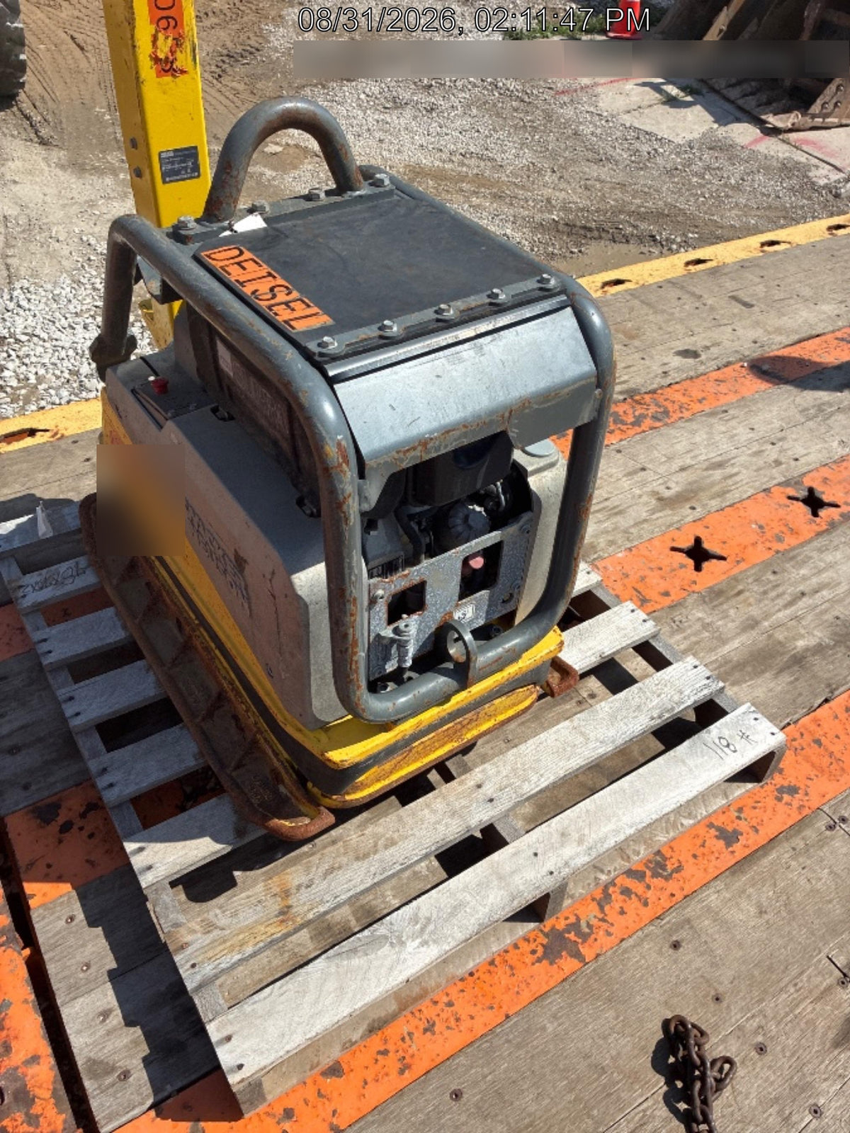 2020 Wacker Neuson DPU4545HEH Walk Behind Reversible Plate Compactor, Diesel