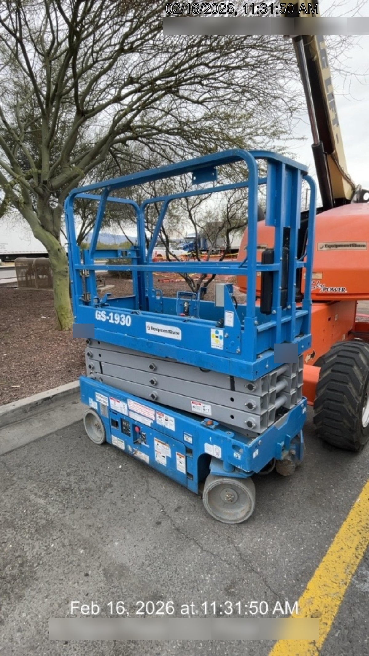2019 Genie GS-1930 Half Height Swing Gate, 800W Inverter