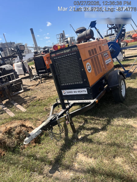 2021 Lincoln Electric Vantage 549X Ready Pak 3, ORANGE (includes trailer, cable rack, fender light kit)