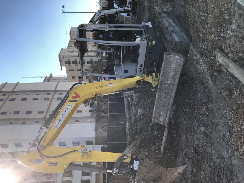 2020 Wacker Neuson EZ36 MX,TRK,LONG,CANOPY w/QC Coupler, 12"/18"/24" HD Buckets