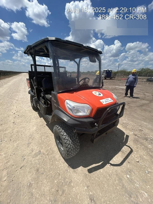 2021 Kubota RTV-X1140W-H Plastic Canopy, Windshield Acrylic Clear, LED Strobe Light, Wire Harness Kit, Back up Alarm