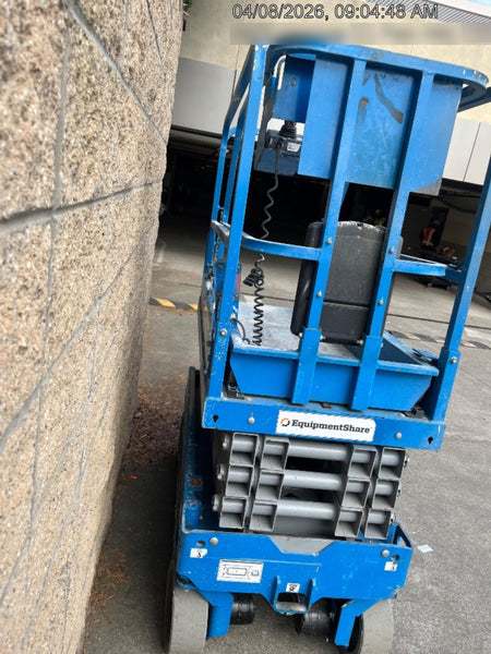 2020 Genie GS-1930 Fixed rails with chain entry gate - Pre A92.20, 800W Inverter