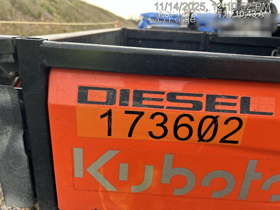 2021 Kubota RTV-X1140W-H Plastic Canopy, Windshield Acrylic Clear, LED Strobe Light, Wire Harness Kit, Back up Alarm