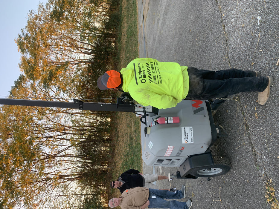 2019 Wacker Neuson LTV6L-MH Wacker Neuson LTV6L Mobile Light Tower w/Fuel Level Sensor Installed