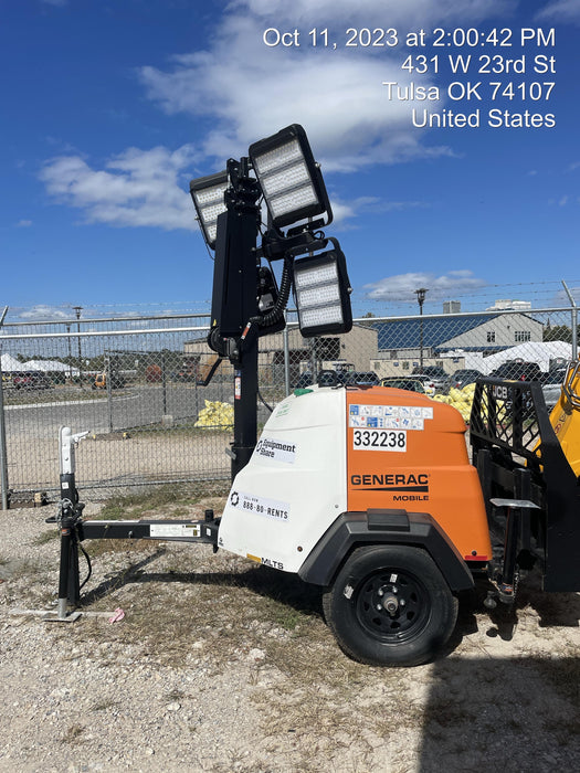 2023 Generac MLT2 Diesel, Flex Switch 120V Input, Powerzone Controller, (4) 320W LED Lights, 4kW Generator, 39.9 Gal Fuel Tank, 2" Ball, T3