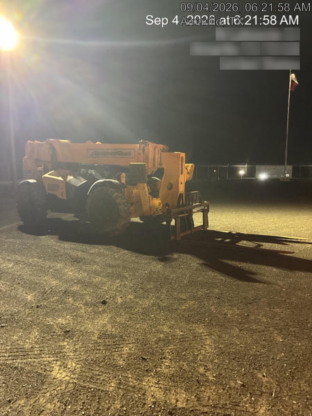 2019 JCB 512-56 109 HP w/CAB/HVAC, Beacon, Aux Hydraulics, Worklights, Solid Tires, 60" Carriage/Forks