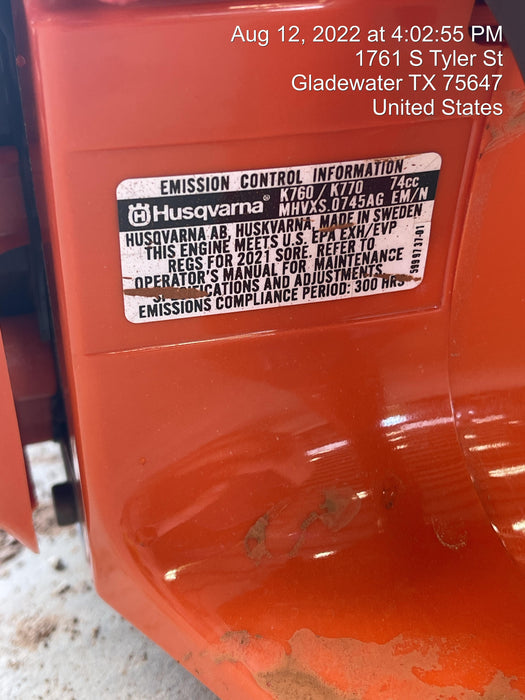 2021 HUSQVARNA K770