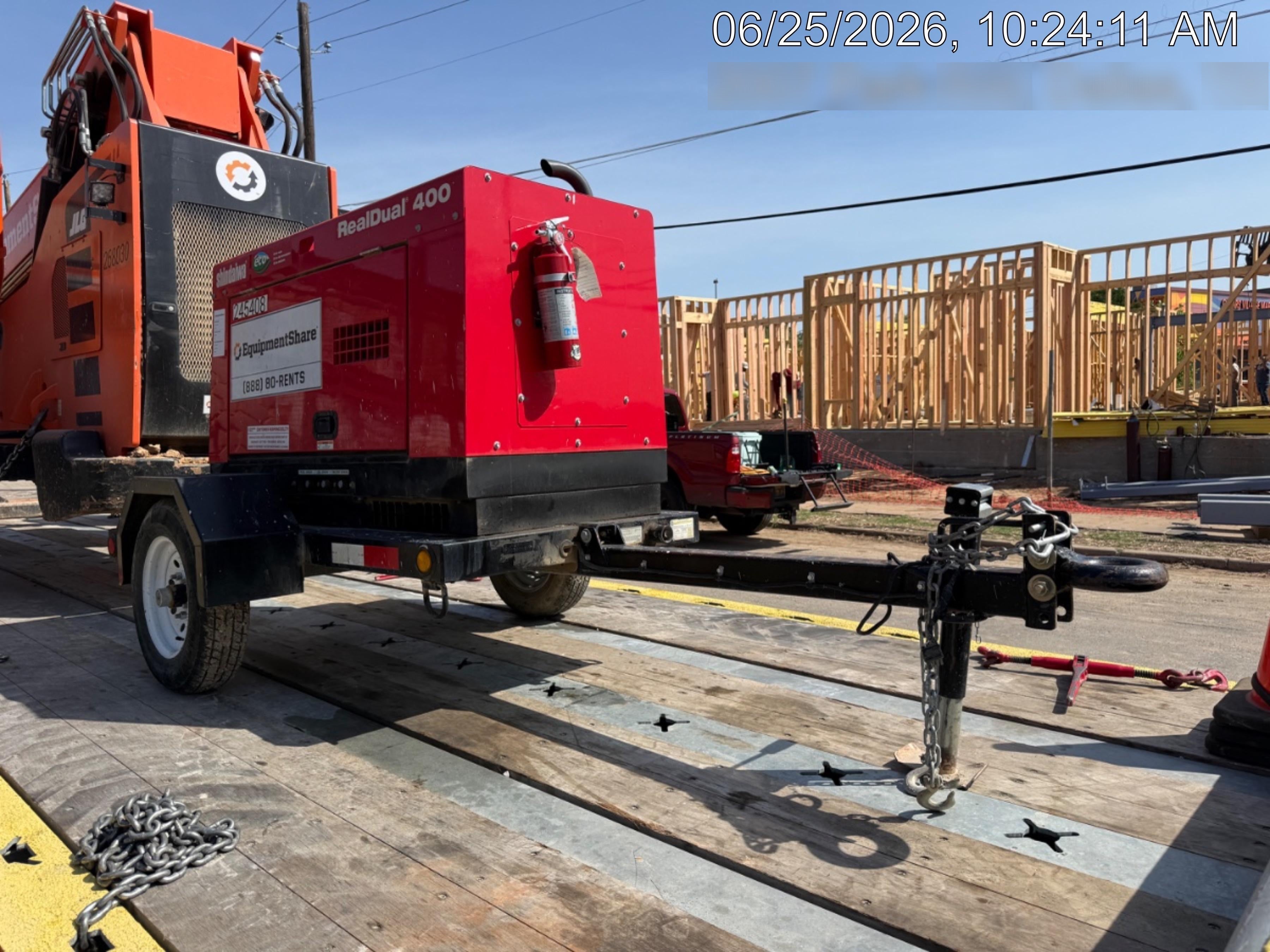 2022 Shindaiwa DGW400MDL Kubota D902 Engine, 23 HP, Dual Op Welder, Wire, Arc, Droop Stick, Tig, and CC Stick Functionality, Simulphase, 3 Phase and 1 Phase Gen Output, Single Axle NB Trlr, Slr Trckl Chrg 12V 12W, Fire Ext