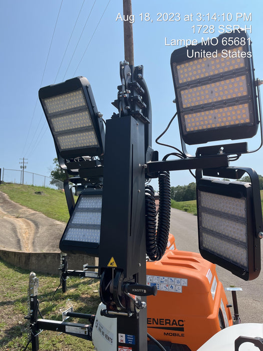 2023 Generac MLT2 Diesel, Flex Switch 120V Input, Powerzone Controller, (4) 320W LED Lights, 4kW Generator, 39.9 Gal Fuel Tank, 2" Ball, T3