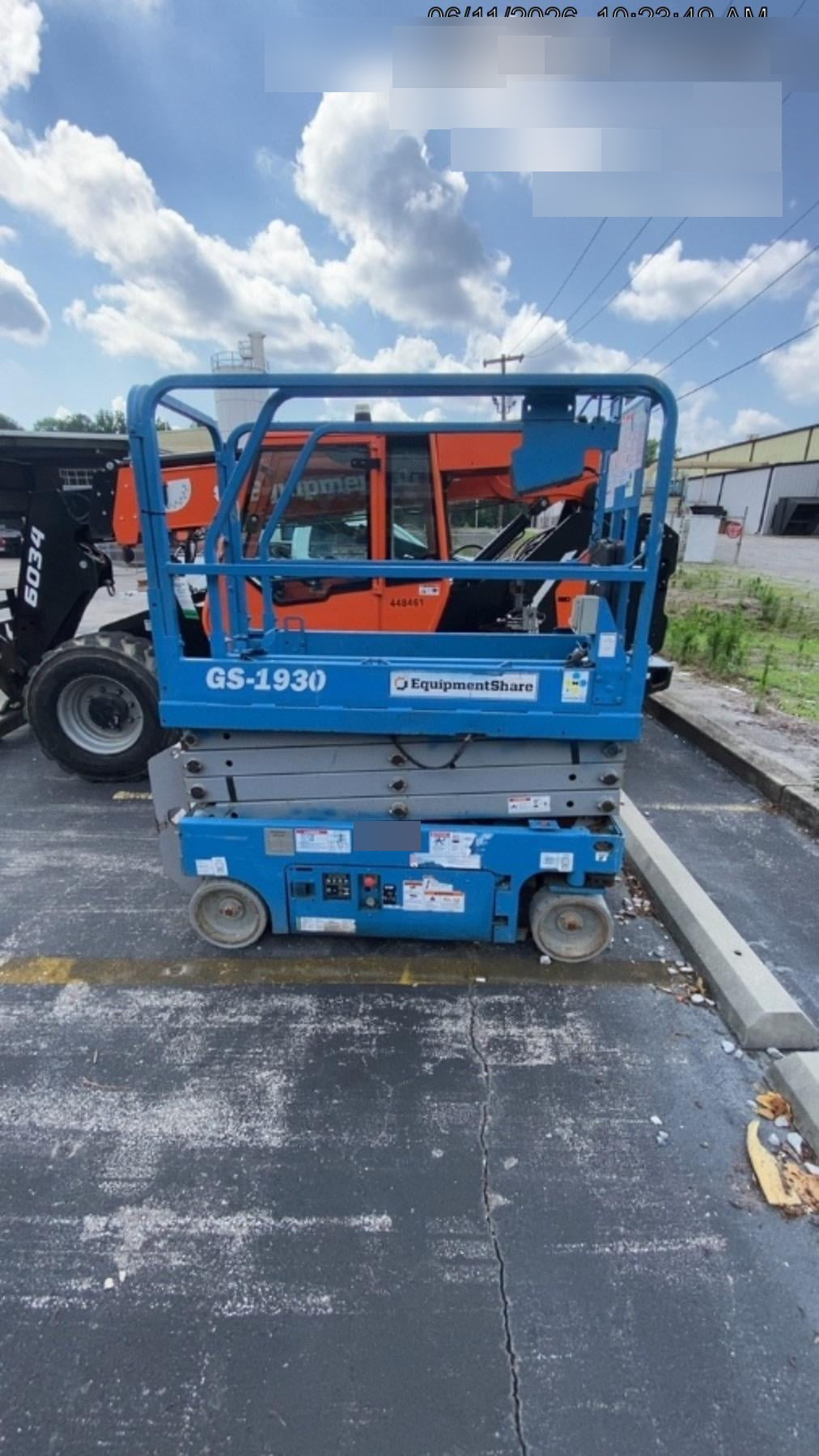 2019 Genie GS-1930 Fixed rails with chain Entry