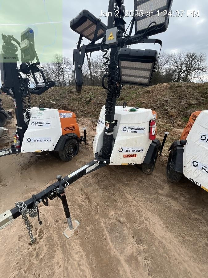 2024 Generac MLT2 Diesel, Flex Switch 120V Input, Powerzone Controller, 
(4) 320W LED Lights, 4kW Generator, 39.9 Gal Fuel Tank, 2" Ball, T3