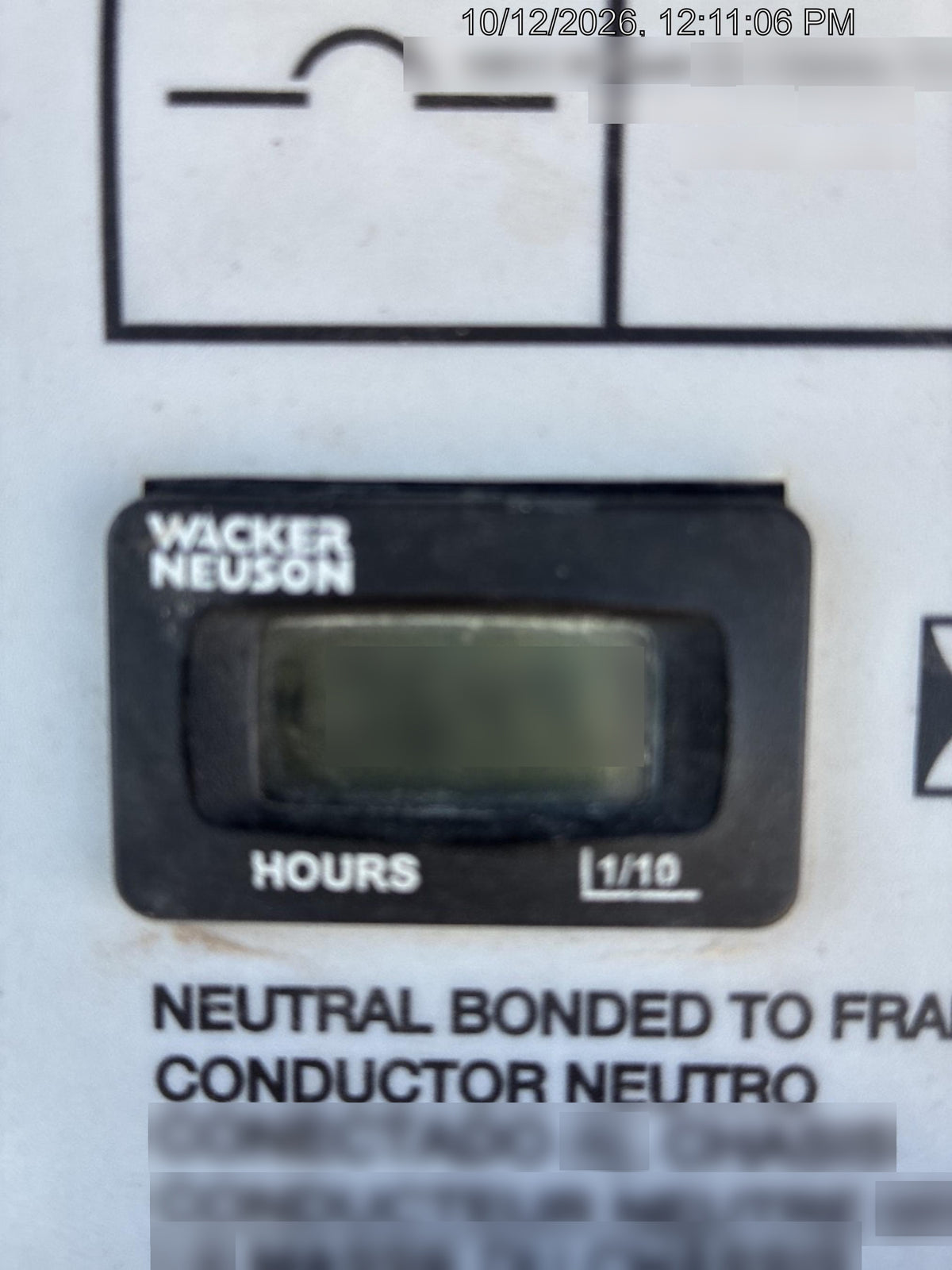 2019 Wacker Neuson LTV6L-MH Standard Options, ES Track Hardware, Fuel Level Sensor