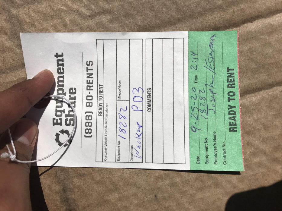 2018 WACKER NEUSON PDT3A