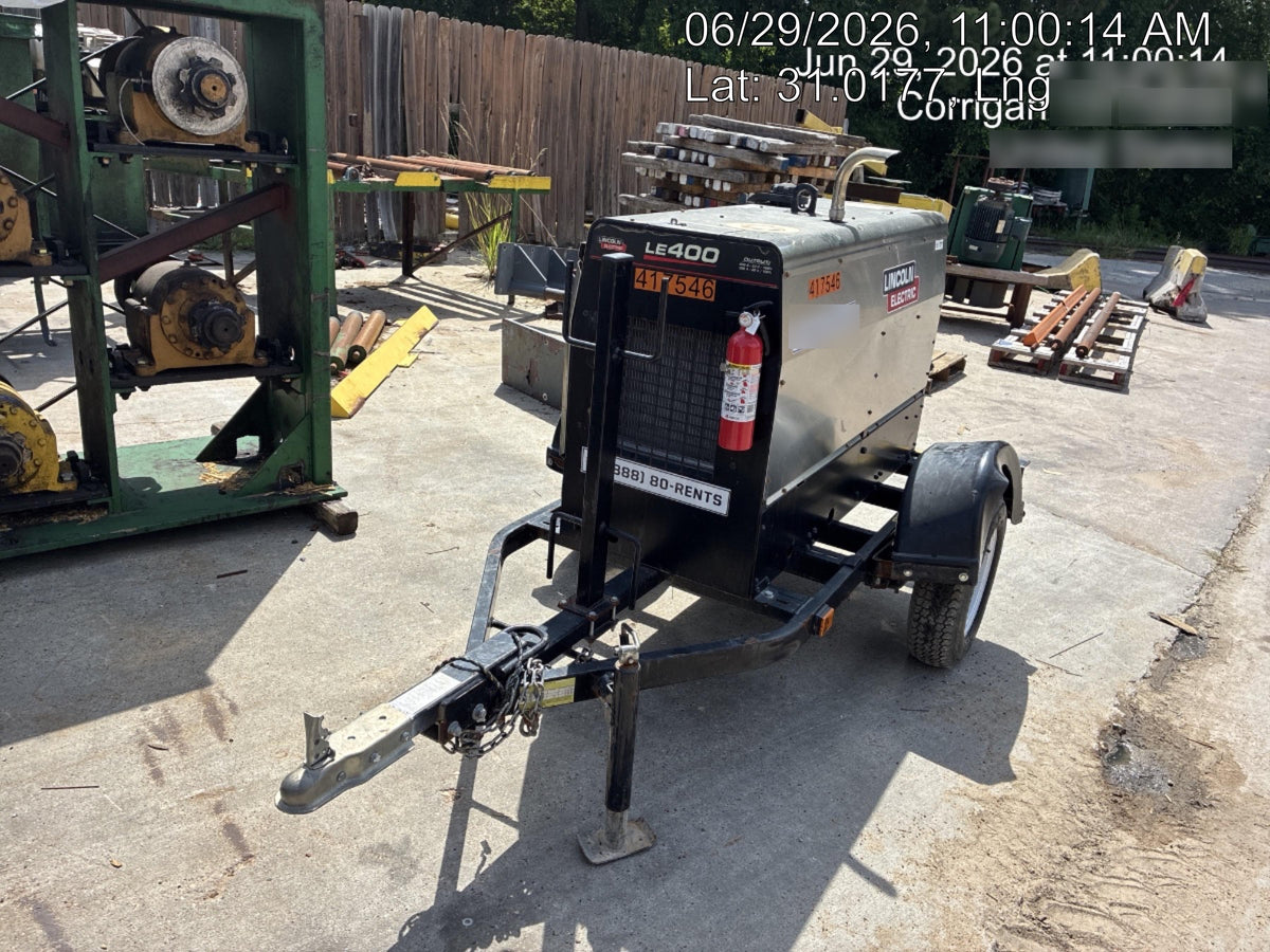 2024 Lincoln Electric LE400 Kubota V1505, Trlr, Cable Rack, Light Kit, ES Decals, T3