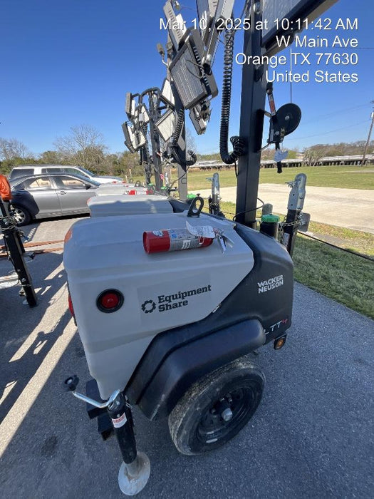 2024 Wacker Neuson LTT4 Diesel, Kohler KDW702, Deep Sea Controller, Auto Start, LED 320W, Bypass Outlet, T3