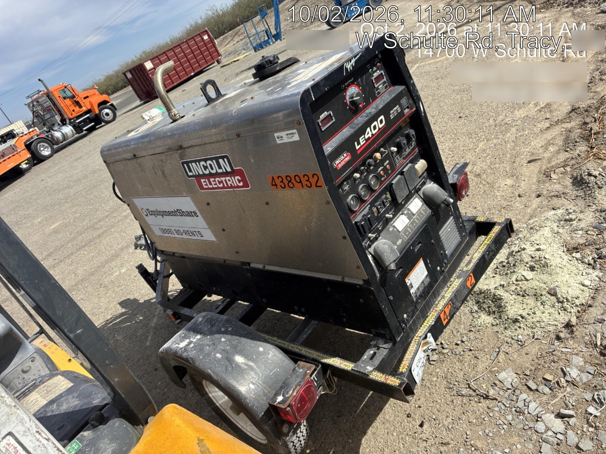 2024 Lincoln Electric LE400 Kubota V1505, Trlr, Cable Rack, Light Kit, ES Decals, T3