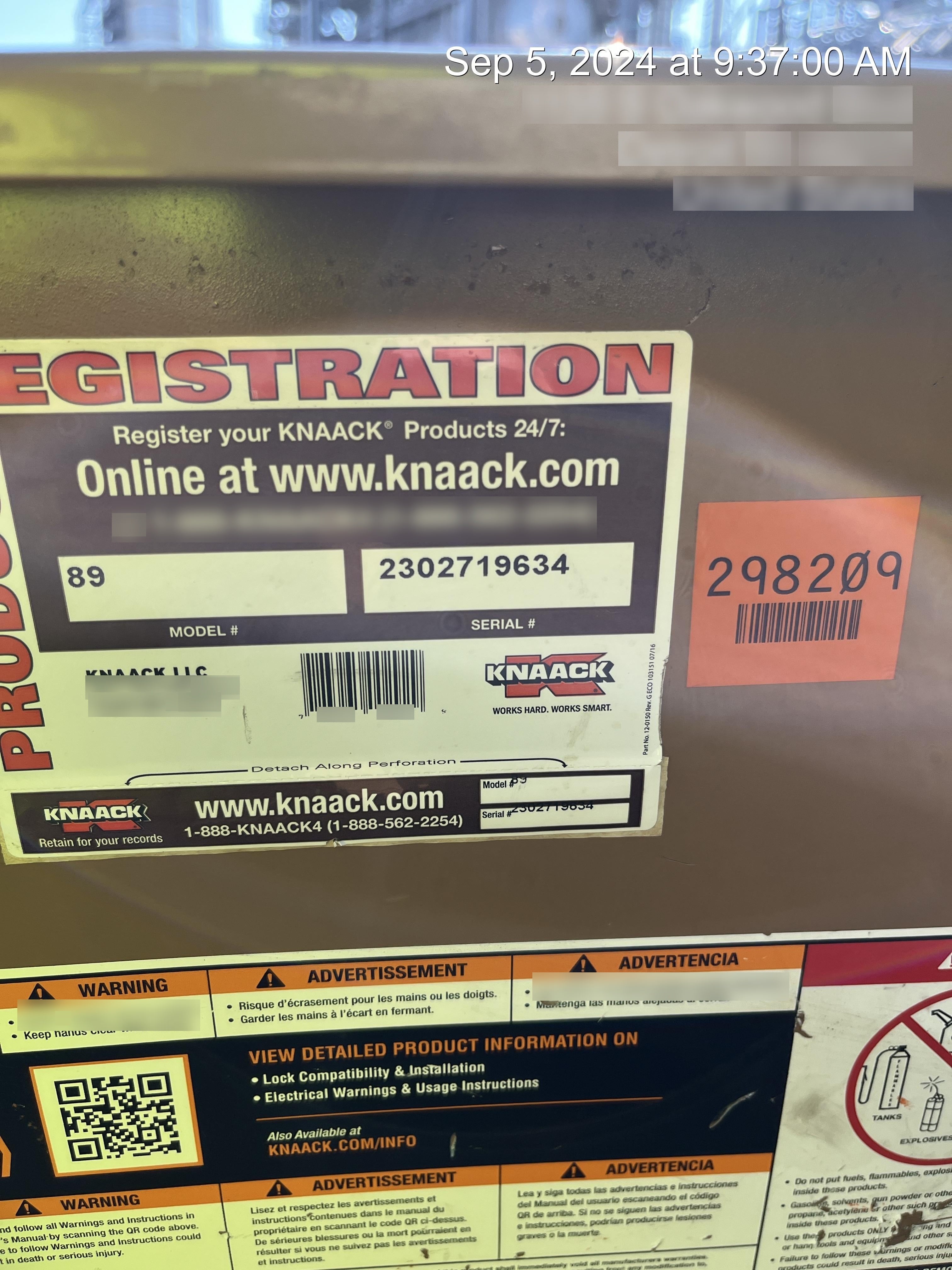 2023 KNAACK 89