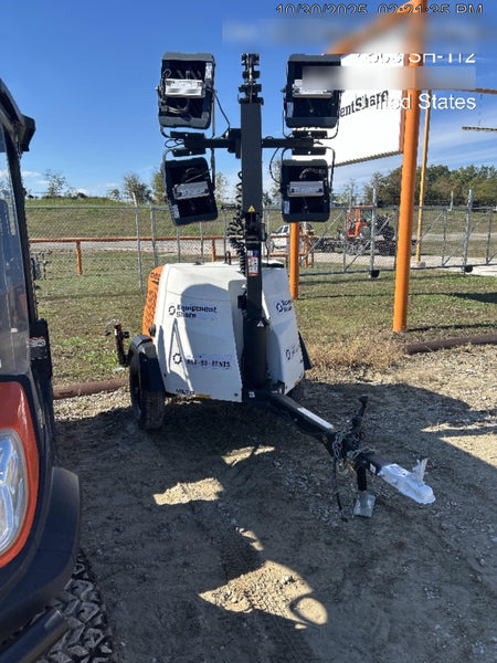 2023 Generac MLT2 Diesel, Flex Switch 120V Input, Powerzone Controller, (4) 320W LED Lights, 4kW Generator, 39.9 Gal Fuel Tank, 2" Ball, T3