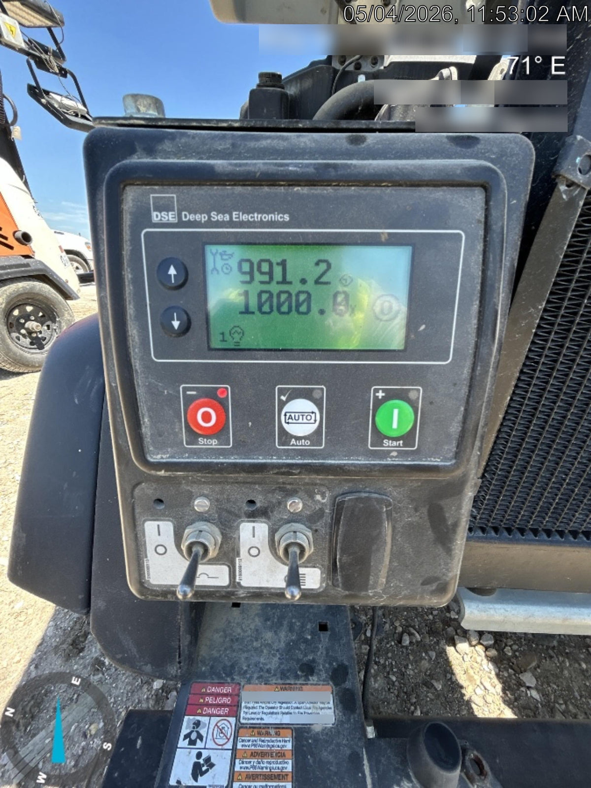 2024 Wacker Neuson LTT4 Diesel, Kohler KDW702, Deep Sea Controller, Auto Start, LED 320W, Bypass Outlet, T3