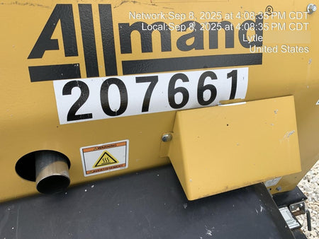 2022 Allmand NLV3GR (4) LED Light Fixture 350W, 23' Vertical Mast, 3kW Prime, Towable, Deep Sea L401, Leveling Jacks, Yanmar T4F 5.8hp