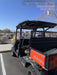 Kubota RTV-X1140W-H Plastic Canopy, Windshield Acrylic Clear, LED Strobe Light, Wire Harness Kit, Back up Alarm