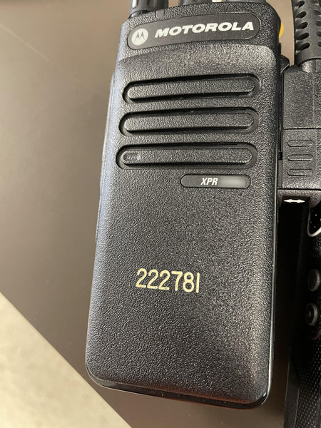 2022 MOTOROLA XPR3300E