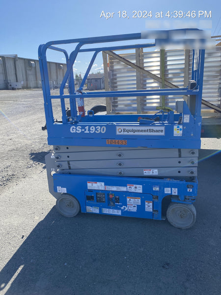 2020 Genie GS-1930 Standard Machine, 800W Inverter