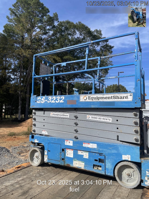2018 Genie GS-3232 Genie GS-3232 Scissor Lift w/Standard Options
