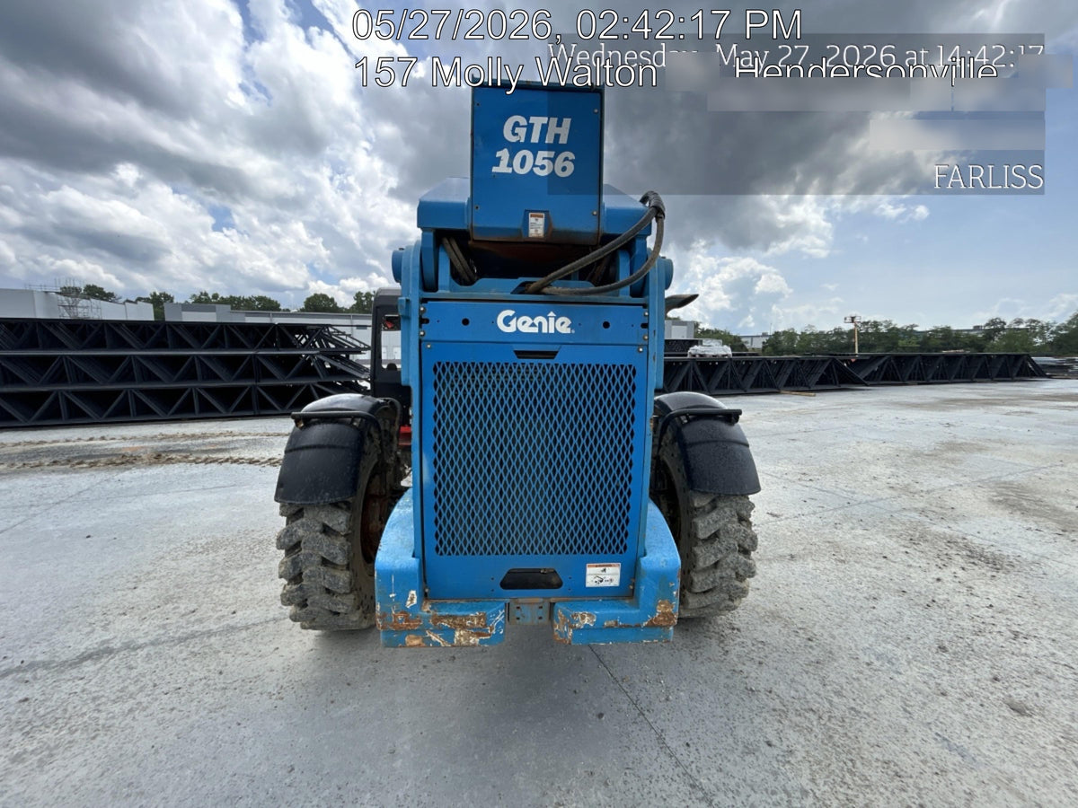 2018 Genie GTH-1056 Genie GTH-1056 w/ROPS, Work Lights, Solid Tires, RH Cab Mesh, Beacon, 60" Carriage and Forks