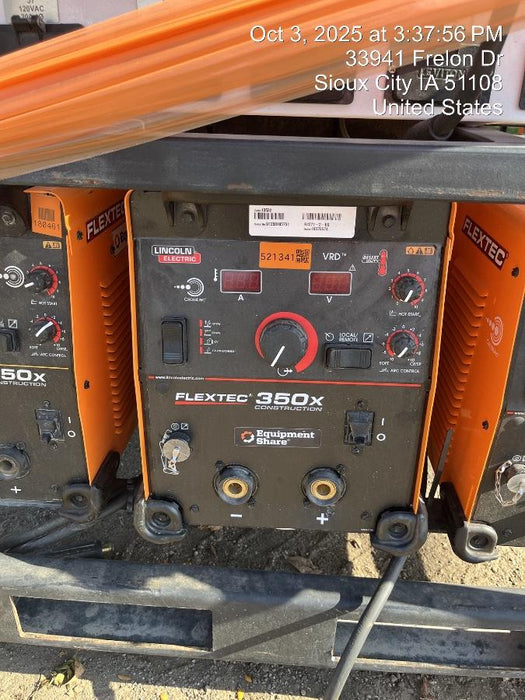 2025 LINCOLN ELECTRIC FLEXTEC 350X