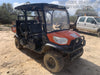Kubota RTV-X1140W-H Canopy, 4-Seater, Diesel, Windshield Acrylic Clear, LED Strobe, Backup Alarm