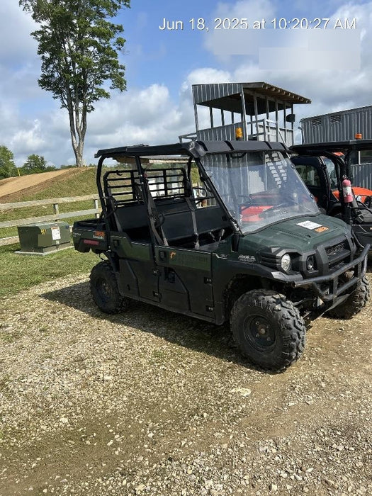 2019 Kawasaki Mule PRO-DXT Standard Options, Backup Alarm, Beacon, Plastic Hard Top, Poly Windshield, Horn Kit