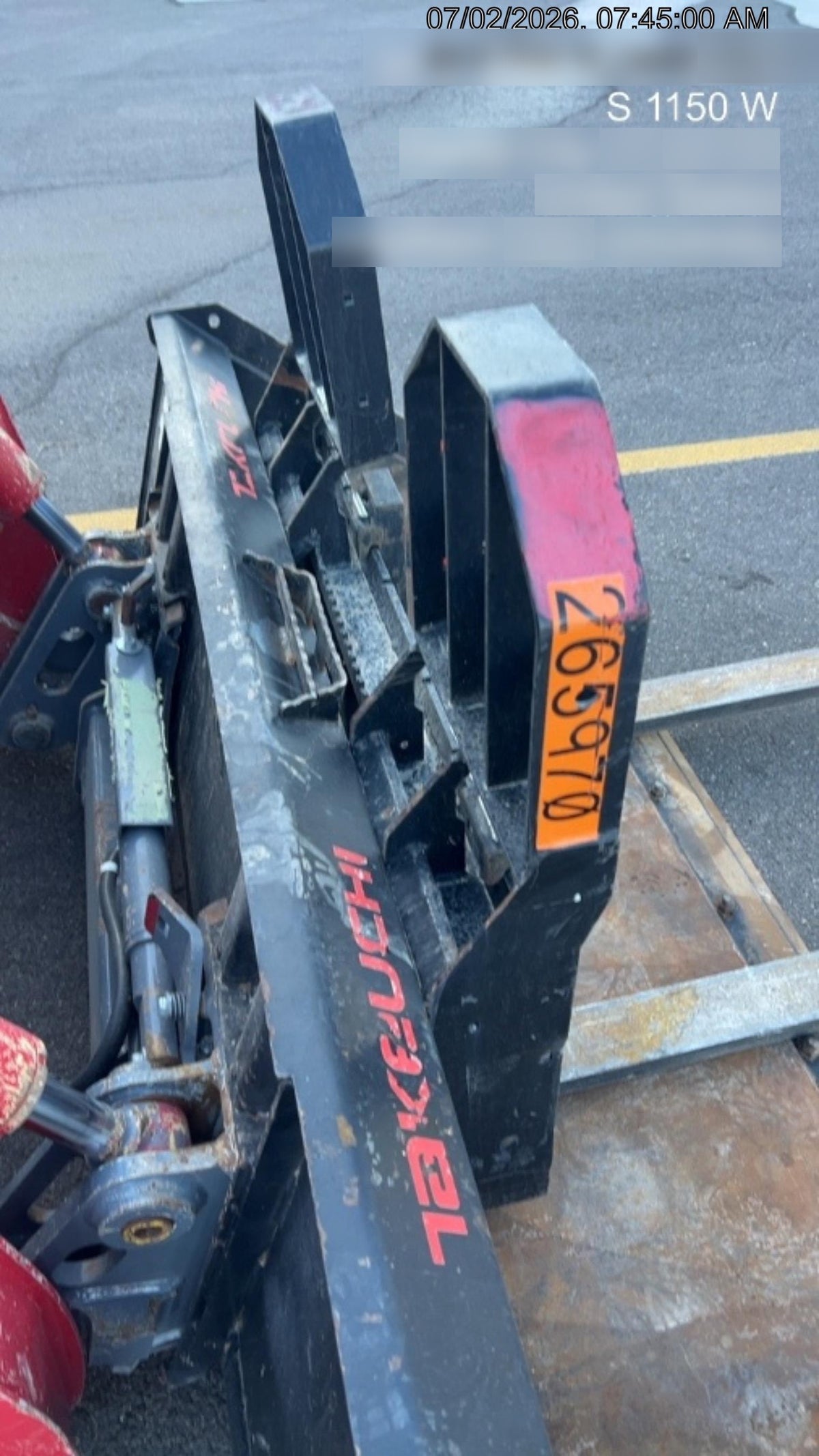 2021 TAKEUCHI 48" Pallet Forks - Takeuchi